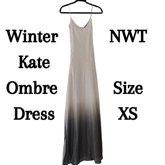 Winter Kate Ombre Maxi Dress NWT Size XS - Picture 1 of 9